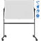 Stativ-Drehtafel Legamaster UNITE, magnetisch, drehbar um 360°, B 1500 x T 12,6 x H 1000 mm, lackierter Stahl, weiß